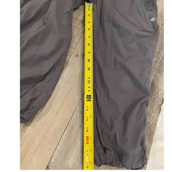 Lululemon Beyond the Studio Cropped Pants | Soot Light (Gray) | Size 2 - Picture 7 of 16